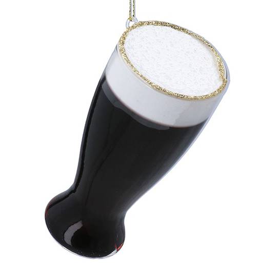 Glass Beer, Pint of Guiness 9cm *ETA NOV